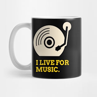 Vintage Retro Music Lover 8 Mug